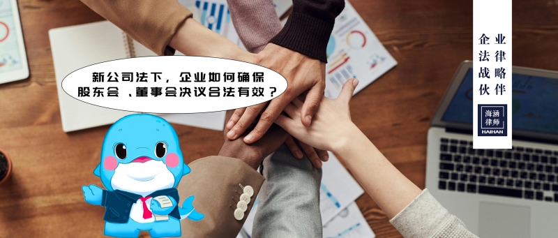 新公司法下，企业如何确保股东会、董事会决议合法有效？